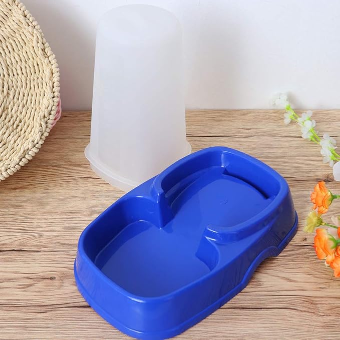 DOITOOL 2pcs Automatic Pet Feeder Dog Cat Food Dispenser Cat Dog Pet Feeder Automatic for Plastic Safe Easy to