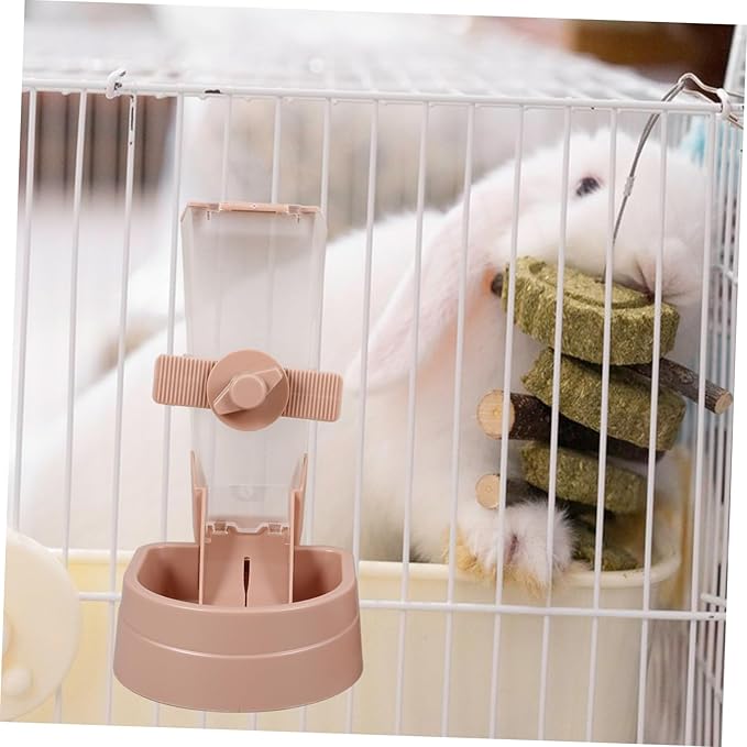 BESPORTBLE 1set Automatic Hanging Pet Water and Food Dispenser Feeder for Cats Dogs and Animals Leak Design Safe for Cages and Crates