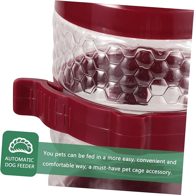 VANZACK 4pcs Pet Water Dispenser for Dogs and Cats Automatic Hanging Feeder Easy to Install for Cages Prevents Spills and Keeps Pets Hydrated