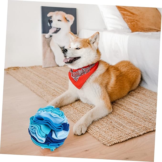 Material Sniffing Bulb Pet Food Leakage Toy for Dogs Mental Physical Exercise Relieve Stress Boredom