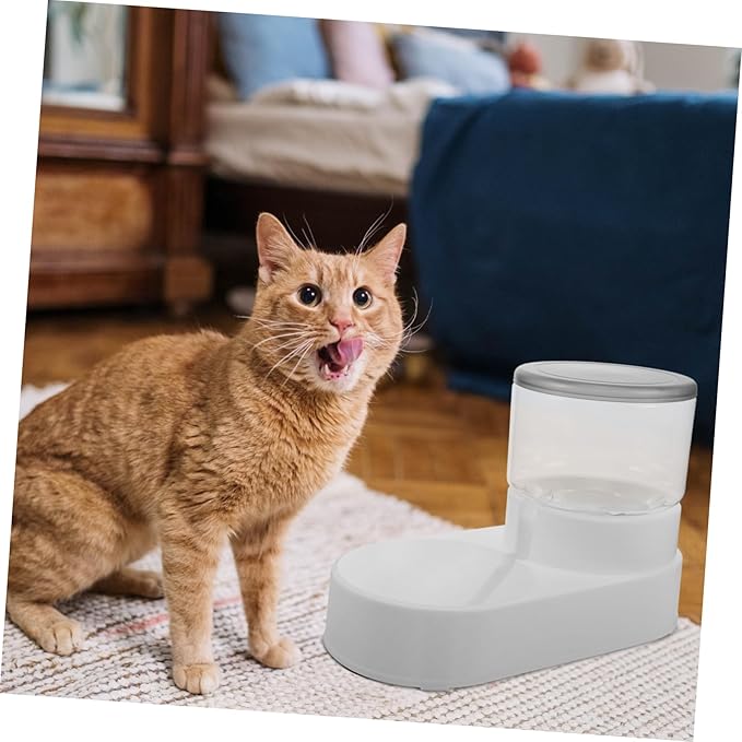 SUPVOX Automatic Pet Water Dispenser Self-Filling Water Bowl for Cats Easy to Use Pet Supply for Home and