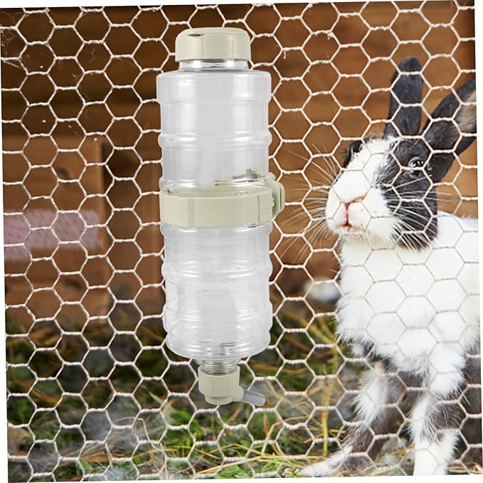 Automatic Pet Water Dispenser Overflow Dog and Cat Water Feeder Design Hanging Water Bottle for Small Pets Prevents Spills and Ensures Hydration