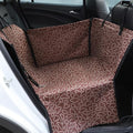Pet Car Seat for GWM Ora 07 2025 Washable Dog Cat Portable Breathable Bag with Seat Belt Foldable Pet Seat Cover Suitable for Pets Up to 20kg,Coffee Cloud