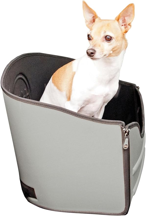 K&H Pet Products Mod Pet Safety Seat Gray 15" x 15" x 15"