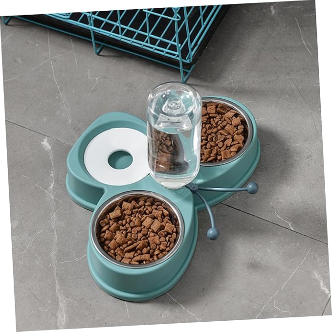 Automatic Waterer Feeder for Dogs Dog Water and Food Dispenser Pet Feeding Station
