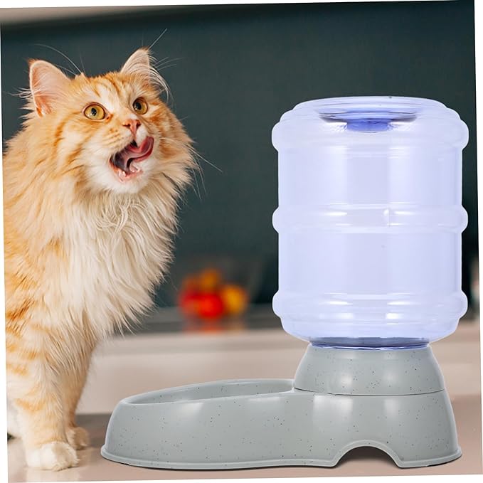 Toyvian Large Capacity Automatic PET Water Dispenser Self-Filling Dog and Cat Water Bowl Gravity Watering System for Outdoor Use PET Watering Bowl