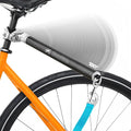 V2.0-180° Rotating Dog Bike Leash - with Shock Absorbers and Quick Attach Mechanism | Carbon Fiber | Detachable, Adjustable for The Smoothest Ride- Patent Pending (Cyan)