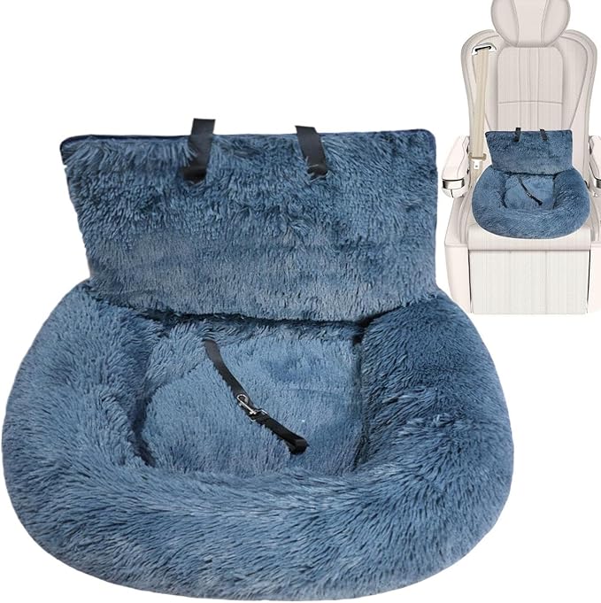 Car Seat Dog Medium – Modern Plush Non Slip, Sleek, Travel, Bed Pet, Cushion Traveling Camping Kitten Road | Multipurpose Outdoor Indoor Utility Ergonomic Portable Compact