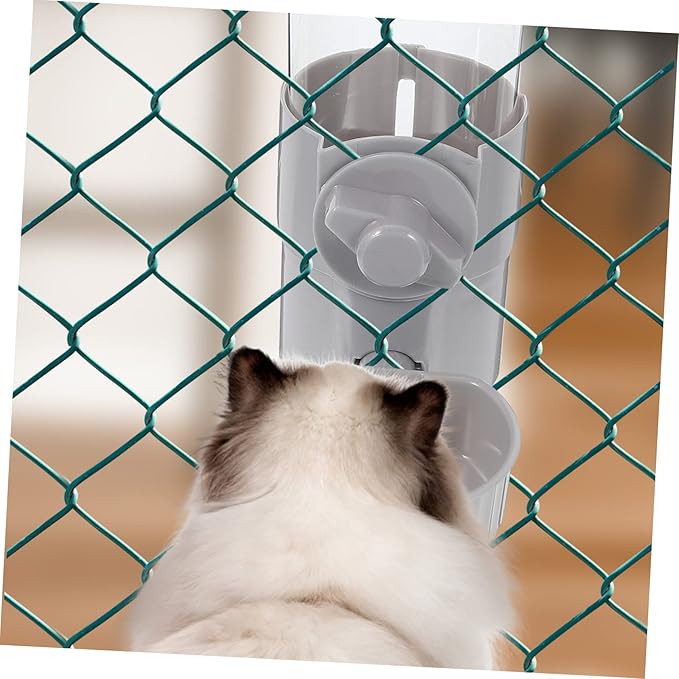 Automatic Dog Waterer Pet Water Feeder Hanging Water Holder for Cats and Dogs Material Easy Install