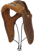 Leconpet Dog Aviator Hat, Dog Winter Pilot Hat with Ear Flaps for Cold Weather (XL, Coffee)