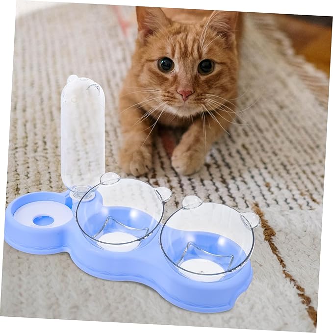 VICASKY Water Feeder Skid Pet Bowl Multi Use Detachable Water Dispenser for Dogs and Cats Convenient Feeding for Busy Pet Owners