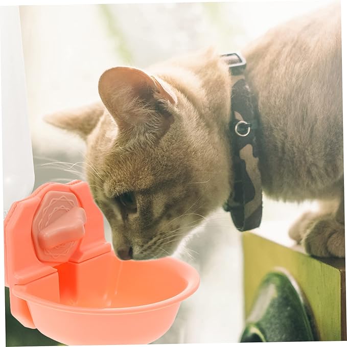 Mipcase Safe Material Pet Water Fountain Dog Cat Bowl Automatic Feeder No Smell Easy to Clean