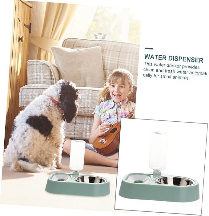 Automatic Pet Water Dispenser Cat Dog Feeder Bowl Capacity Refillable Water Fountain