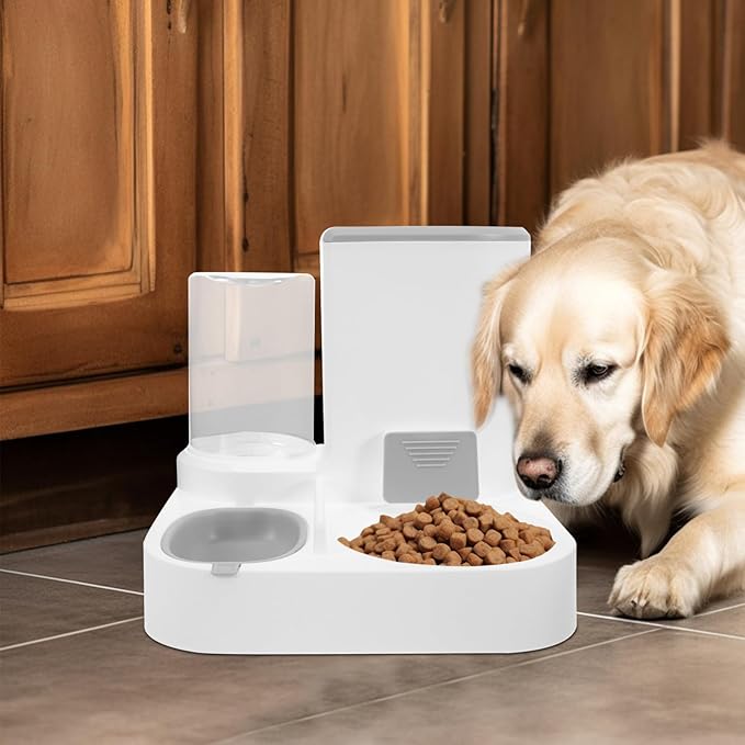 Automatic Feeder for Dogs Cats Pet Food Water Dispenser Large Capacity Sturdy Easy to Maintain