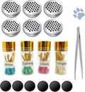 Dog Scent Work Tins Training Kit Nose Work Containers Magnetic Dots Scent Work for Dogs Training Smell Aluminum Cans (6 tins+4 Scent Work kit)