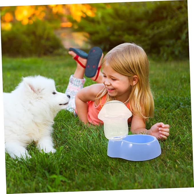 BESPORTBLE Pet Water Bowl Automatic Feeder for Dogs Large Capacity Slow Eating Bowl