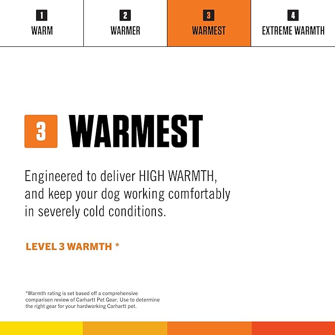 Carhartt Firm Duck Insulated Dog Chore Coat, Durable Weather Resistant Jacket for Cold and Windy Conditions, PFAS Free (Black), X-Large