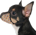 Dog Muzzle for Extra Small Dogs Anti & Prevent Biting Chewing Barking Soft Air Mesh Muzzles Reflective Ajustable Full Coverage Dog Mouth Guard Cover for Grooming Scavenging Orange XS