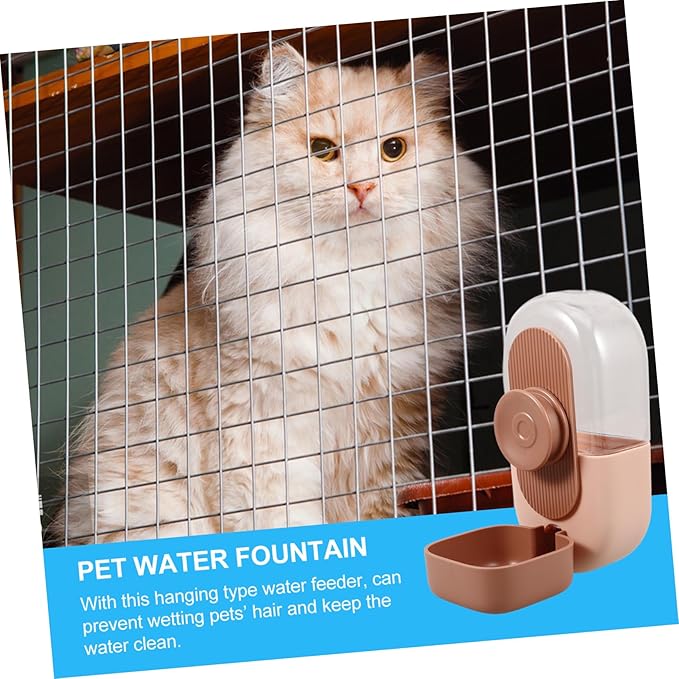 Hanging Pet Water Feeder Automatic Water Dispenser for Dogs Convenient and Practical for Pet Cages