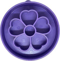 SodaPup Flower Design Enrichment Bowl – Durable Slow Feeder Bowl Made in USA from Non-Toxic, Pet-Safe, Food Safe Material for Mental Stimulation, Slowing Down Eating, Healthy Digestion, & More