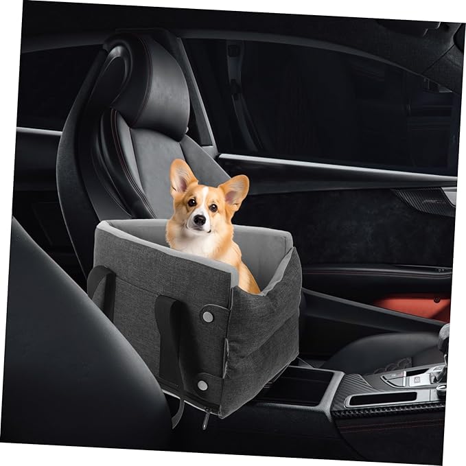 Portable Dog Car Seat for Pets Washable Nonslip Vehicle for Dogs Cats Comfortable Travel for Animals Color