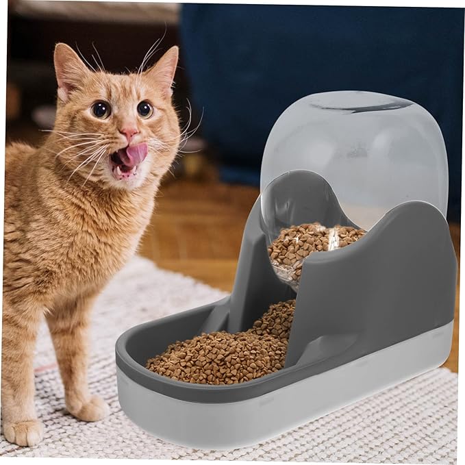 Kisangel Cat Water Dispenser Capacity Automatic -fed Water Bowl for Dogs and Cats Easy to Fill and Pet Drinking Fountain Removable Design for Convenient Use