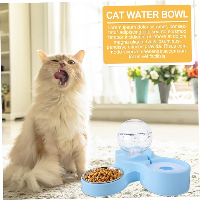 1pc Automatic Drinking Fountain Cat Water Bowl Dispenser Water Bottle Easy Clean Cats Rabbits