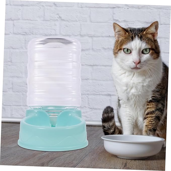 SUPVOX Automatic Cat Water Dispenser Gravity Pet Feeder Bowl Simple Elegant Design Pet Supply