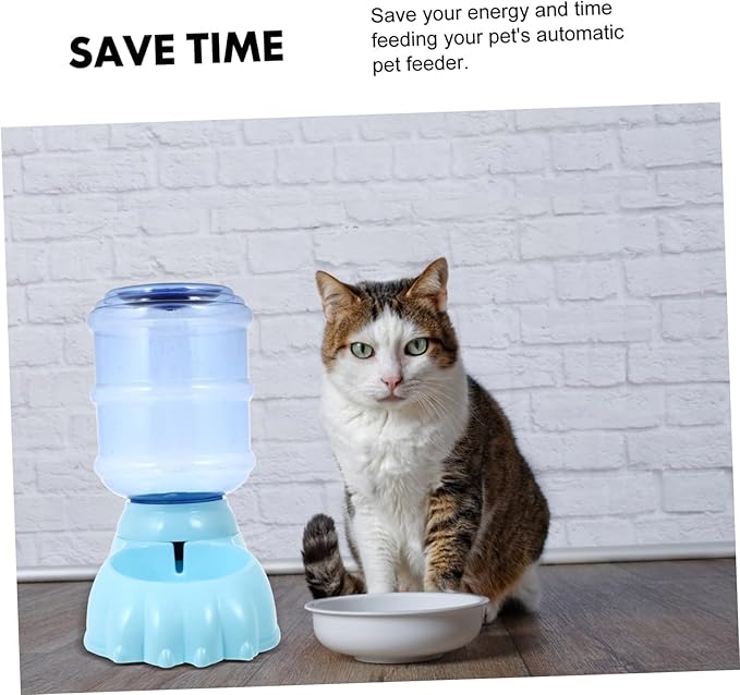 Automatic Pet Water Feeder for Dogs and Cats Dispenser Easy Non- Design Random for Pets