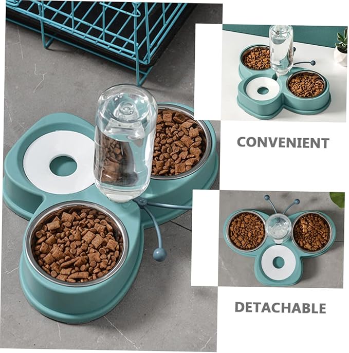 Convenient Water Feeder Automatic Dog Feeder Pet Waterer for Cats Dogs Sturdy Construction Detachable Bowl