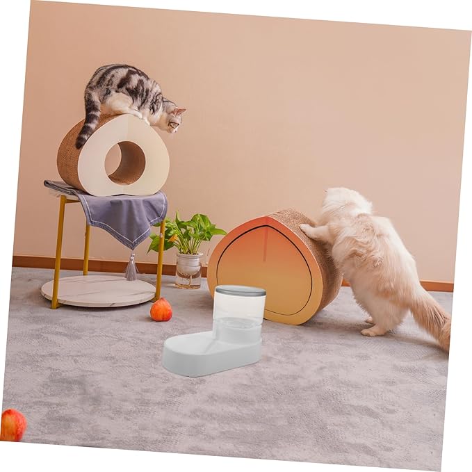 Toyvian Automatic Dog Water Dispenser Non Spill Pet Feeder for Cats Dogs Capacity Compact Design for Home Use Automatic Pet Watering
