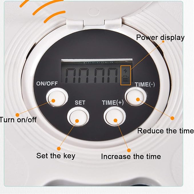 Automatic Pet Feeder for Dogs and Cats, Dry Or Wet Food Dispenser,6 Meal Trays with Portion Control,LCD Display Programmable Digital Timer, Voice Recorder Auto Cat Feeders