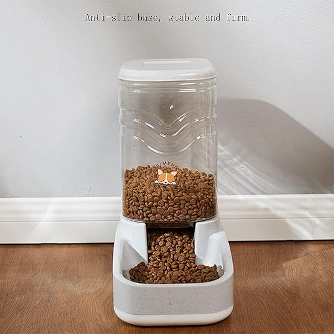 Automatic Water Dispenser Food Feeding Bucket Dog Bowl Unplugged Auto Drinking Fountain Pet Cat Big Capacity 3.8L Water Feeder Pet water dispenser