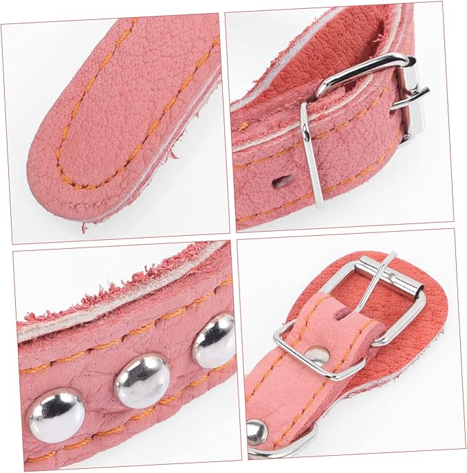 Totority Stylish Dog Collar Vintage Soft Puppy Neck Decor Comfortable Skin-Friendly Neck Ornament for Dogs Chic Retro Design to Make Pets Stand