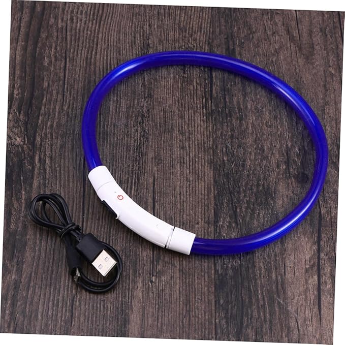 Led Collar Light Rechargeable Dog Collar Lights Night Vision Pet Accessory