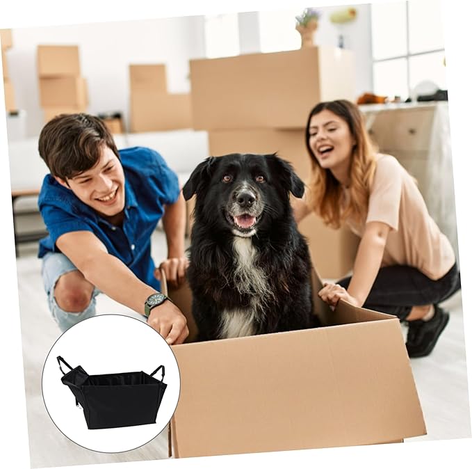 SUPVOX PET Seat Cover for Cars Waterproof PET Basket Storage Pockets Breathable and Washable Dog Car Seat for Travel Suitable for Cats and Dogs