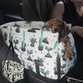 Dog Car Seats for Small Dogs Dog Booster Seat Pet Car Armrest Seat Middle Console Dog Car Seat Center Console Doggie Seat Dog Cat Travel Front Carseats Carrier Bag,Fits Car, Home, Travel