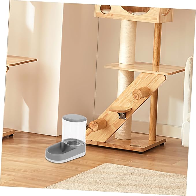 Toyvian Pet Water Dispenser Food Feeder Automatic Water Feeding Station for Cats and Small Medium Large Dogs