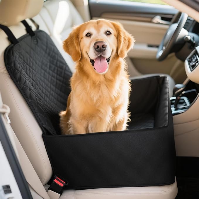 Dog Auto Seat Bed Soft Oxford Cloth Dog Booster Seat for Small and Medium Pet Supplies