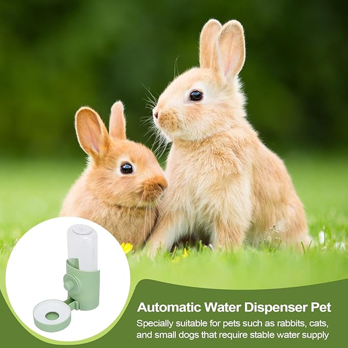 Water Bowl - Dog Cage Drinker, Detachable Pet Feeder, Automatic Drinking Tool, Cup, Convenient Design | Suitable for Cats, Rabbits, Puppies, and Small Animals, Indoor Cage Water Dispen