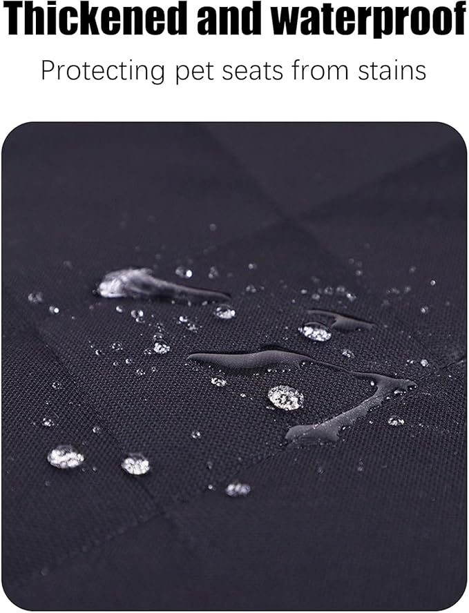 Dog Car Seat, Waterproof Back Extender, Large Cushion Carrier with Easy Clean Cover, Protector for SUV Travel Bed Barrier, Functional Safety Accessory for Puppy Cat Home Apartment Room
