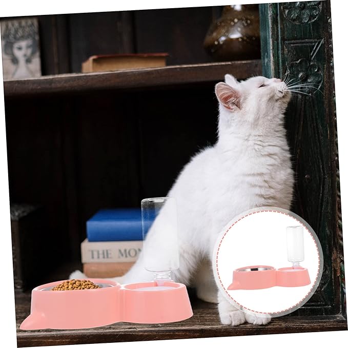 1pc Automatic Dog Water Dispenser Pet Feeder Bowl Capacity Detachable Design for Cats and Dogs Cat Ear Shape