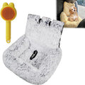 Car Seat, Dog Bed for Car with Removable Cushion, Dog Cars Bed with Thick Cushion, Waterproof, Easy to Clean & Install in All Vehicles for Large Small Dogs (Light Gray,23.6 * 23.6in)