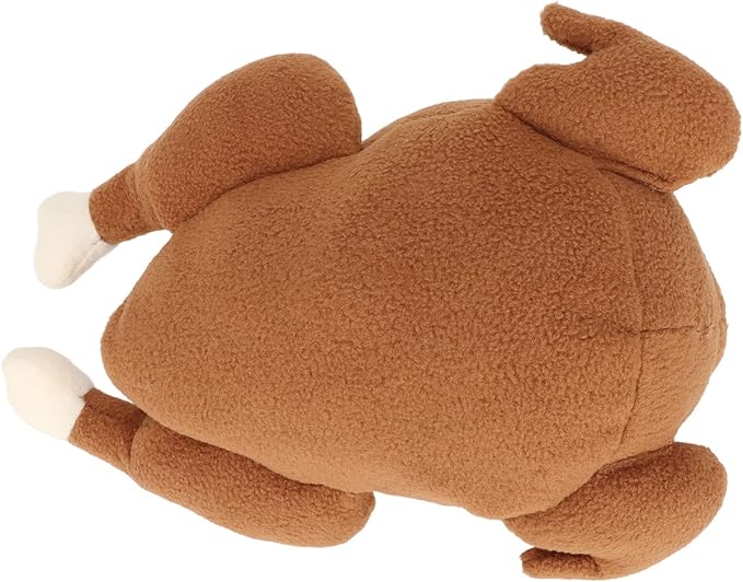 Turkey Vegetable Dog Snuffle Toy, Squeaky Interactive Puppy Training Play Toy with Treat Pockets, Ideal for Foraging Brain Stimulation Slow Feeding, Fun Pet