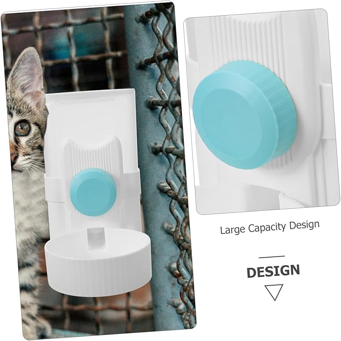 Automatic Pet Water Feeder for Dogs and Cats Secure Hanging Water Dispenser for Pet Cages for Animals Easy to Install Stable Design Comfortable Drinking