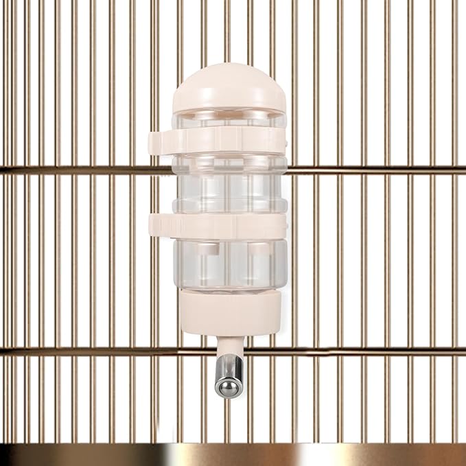 Pet Water Bottle Stainless Steel Nozzle Automatic Dog Cat Water Feeder Hanging Dispenser for Indoor Pets Easy to Install Convenient Hydration