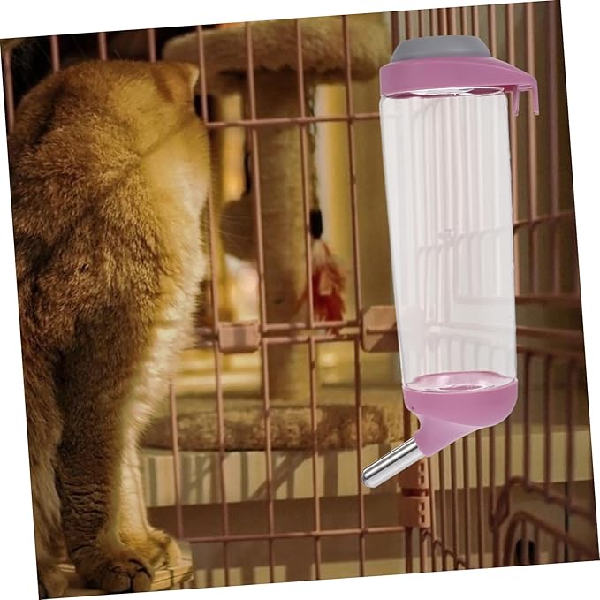 Milisten 2pcs Pet Water Bottle Automatic Feeder Dog Cats Hanging Dispenser Pet Feeding Tool