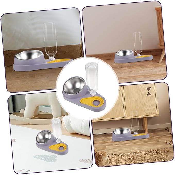 Automatic Pet Feeder Dog Water Dispenser No Spill Bowl Cat Food and Water Bowl