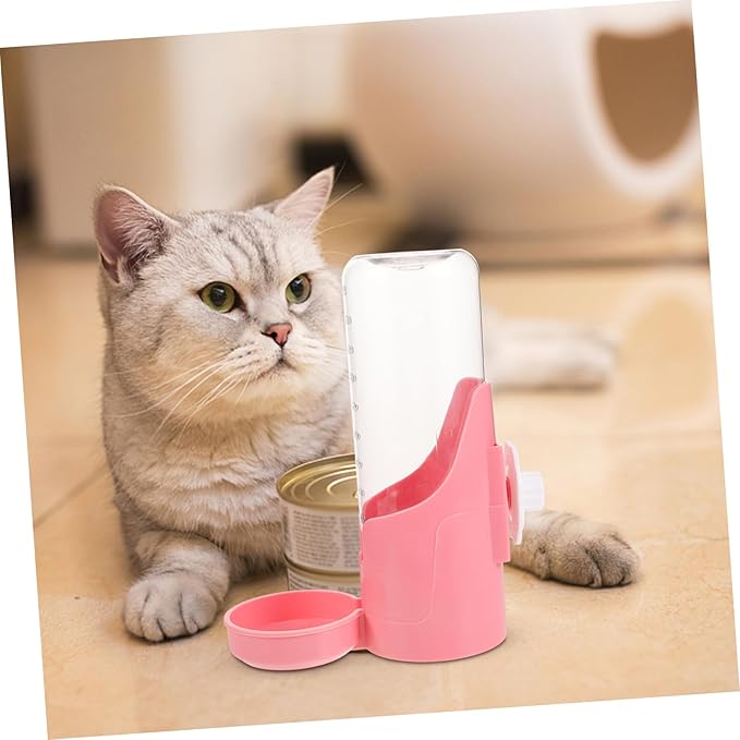Pet Dog Water Feeder Convenient Hanging Drinking Device for Pets Automatic Water Dispenser Leak Design for Cages and Crates Elegant
