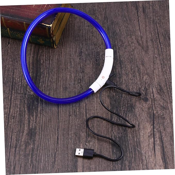 Led Collar Light Rechargeable Dog Collar Lights Night Vision Pet Accessory